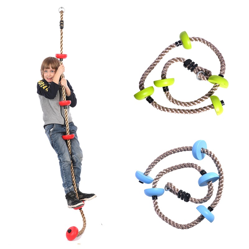 Outdoor Sport Jas - 子供クライミングロープ子供スイングディスククライミングプラスチックロープ子供の遊び場の設備屋外屋内スイング楽しいフィットネスおもちゃ