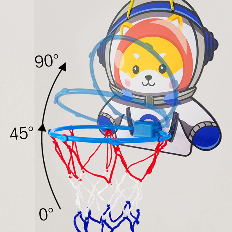 Outdoor Sport For Kids - 子供用調節可能なバスケットボールスタンド漫画の動物の形のシューティングバスケット屋内屋外スポーツボードゲーム子供のおもちゃ