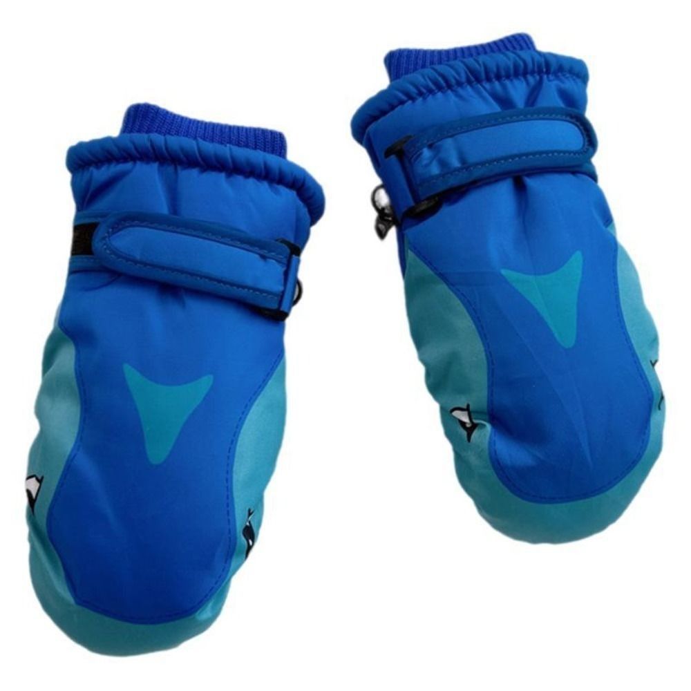 漫画子供用スキーグローブ サメ柄 ナックル付き キッズスノー - Outdoor Sport For Kids のレビューと価格