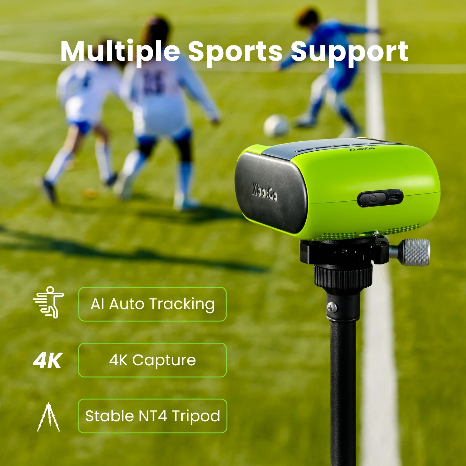 XbotGo Falcon 4K AI自動追跡スポーツカメラ - Outdoor Sport Live のレビューと価格