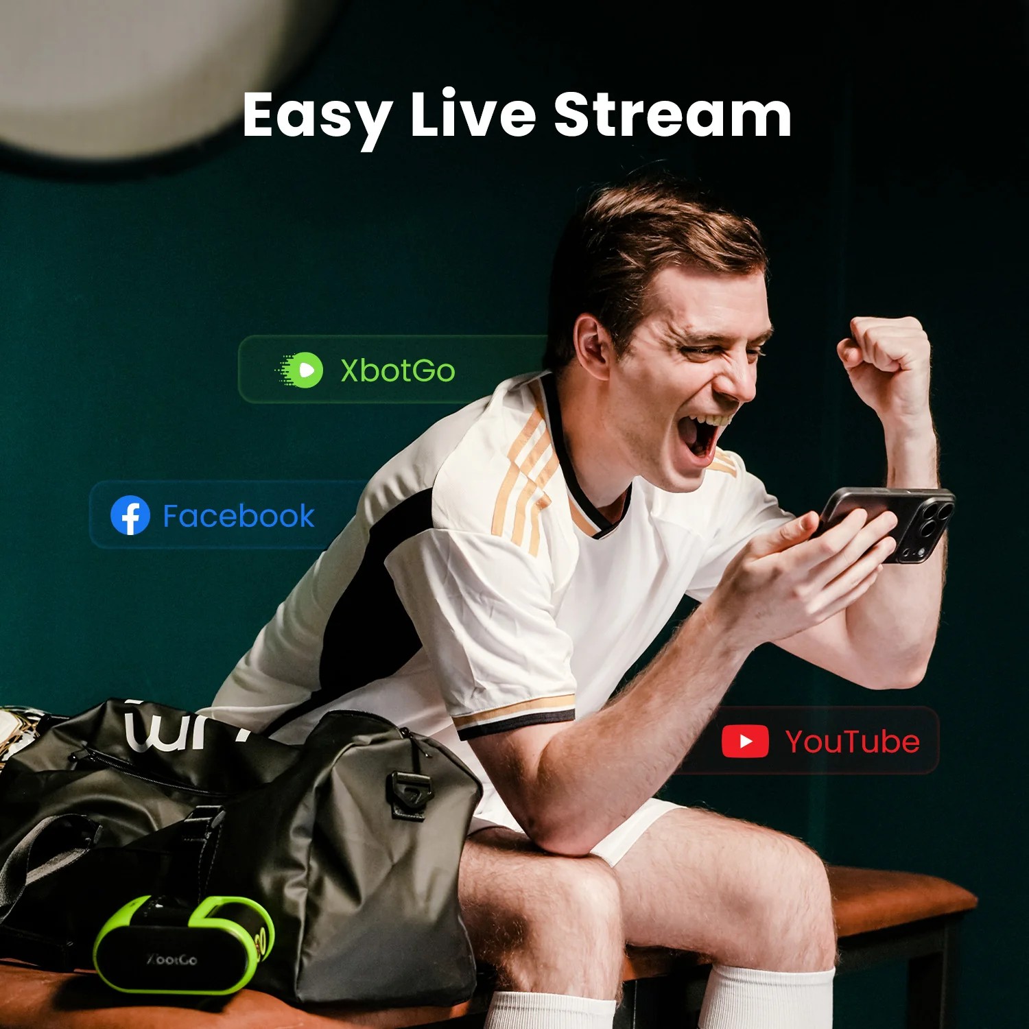 XbotGo Falcon 4K AI自動追跡スポーツカメラ - Outdoor Sport Live のレビューと価格