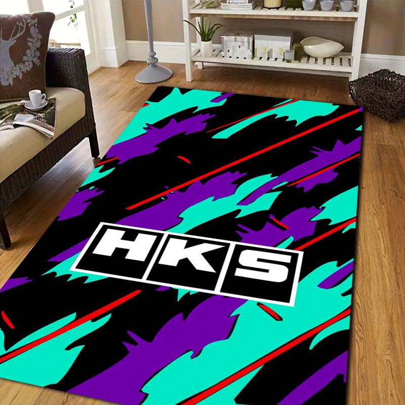 3DレーシングH-HKSプリントエリアラグ滑り止めフロアマッ - Outdoor Sport Live のレビューと価格