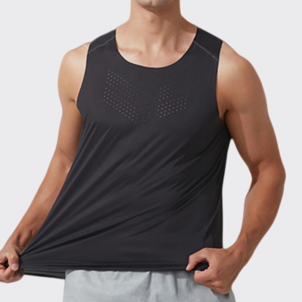 男性ジムベスト速乾性ランニングワークアウトノースリーブシャツ - Outdoor Sport Gym のレビューと価格