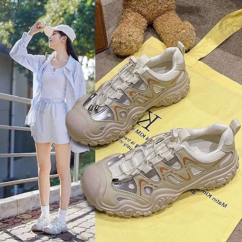 レディースアウトドアトレッキングスニーカー メッシュ通気性  - Outdoor Sports Shoes のレビューと価格