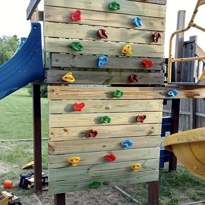 子供用ロッククライミングホールド プラスチック製ウォールスト - Outdoor Sport Jas のレビューと価格