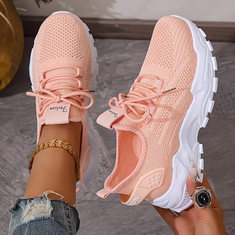 通気性のあるニットスニーカーファッション快適な滑り止めソフト - Outdoor Sports Shoes のレビューと価格