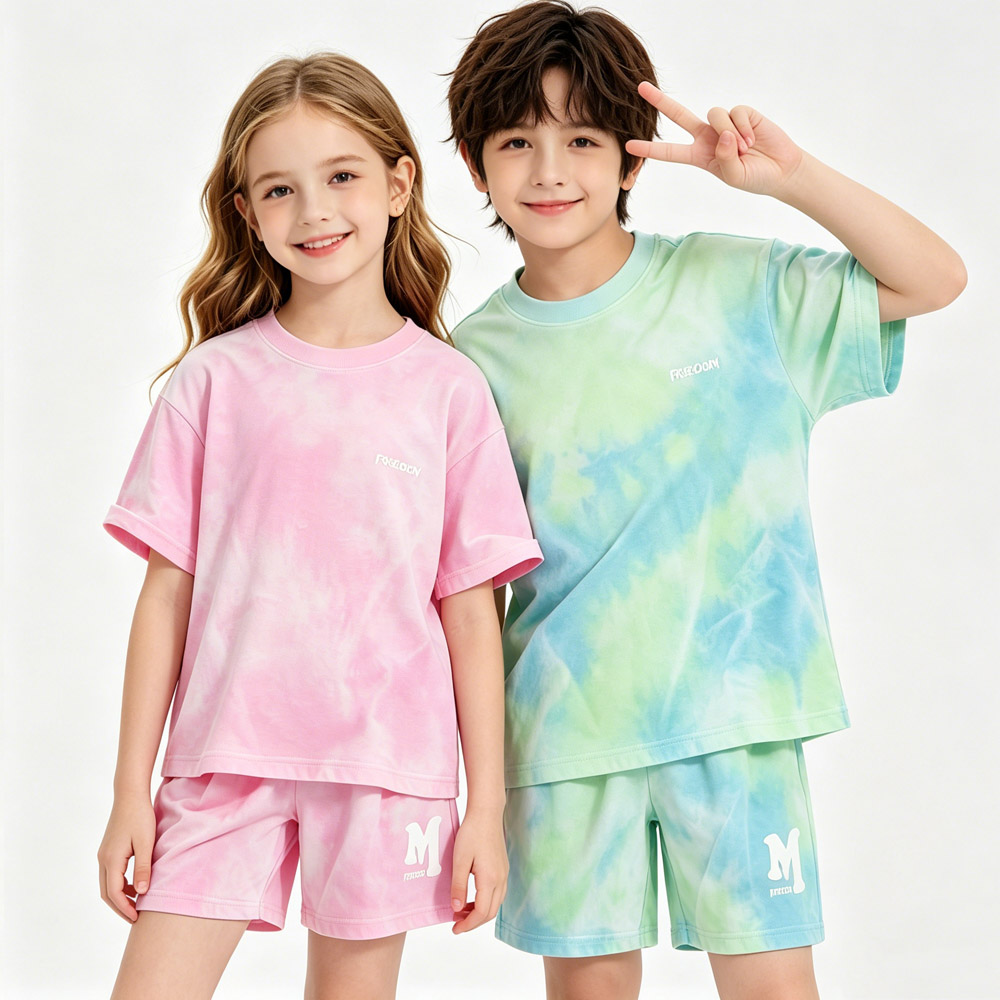 5-14 歳の子供スポーツセット綿男の子夏セット女の子ルーズ - Outdoor Sport For Kids のレビューと価格