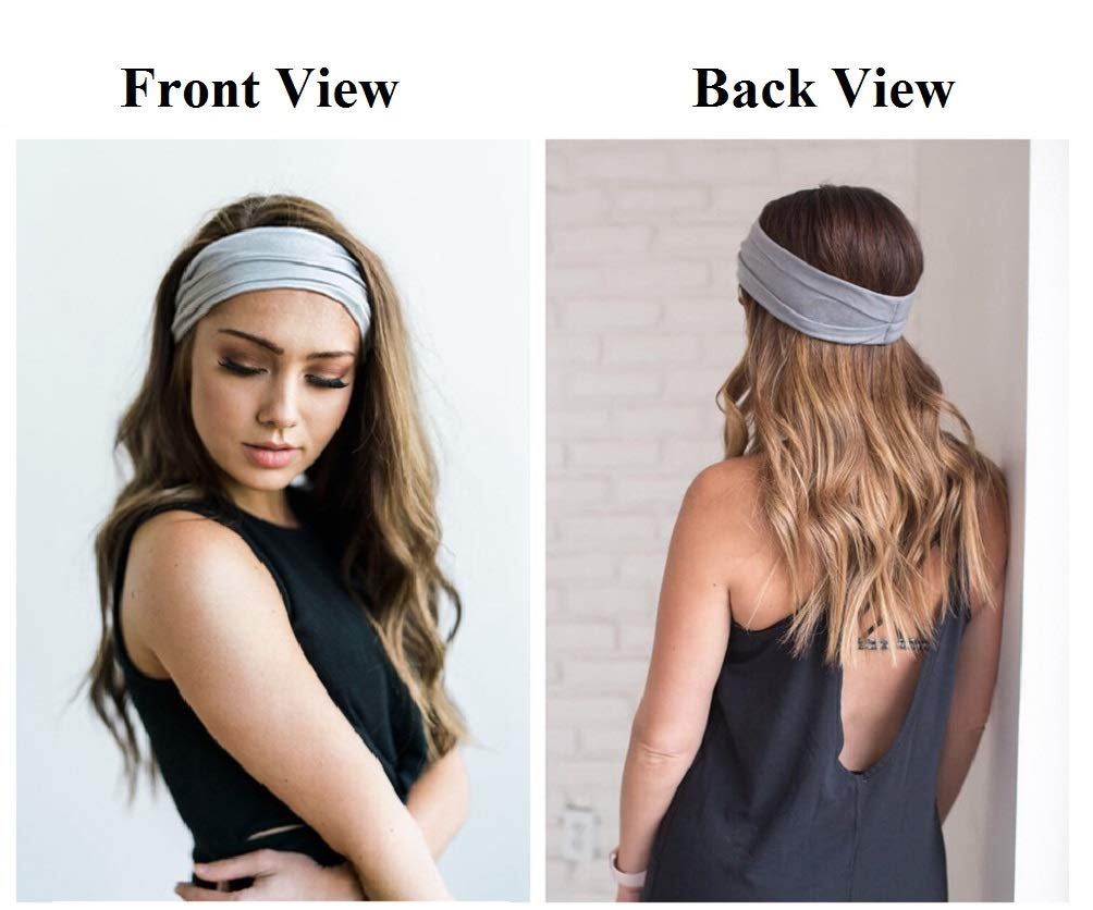 スポーツヘッドバンド男性女性ジムヨガ汗ヘアバンドソフト弾性ヘ - Outdoor Sport Gym のレビューと価格