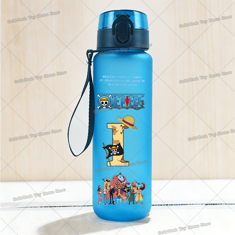 650ml ルフィ文字A-Zスポーツウォーターボトル アニメ - Outdoor Sport For Kids のレビューと価格