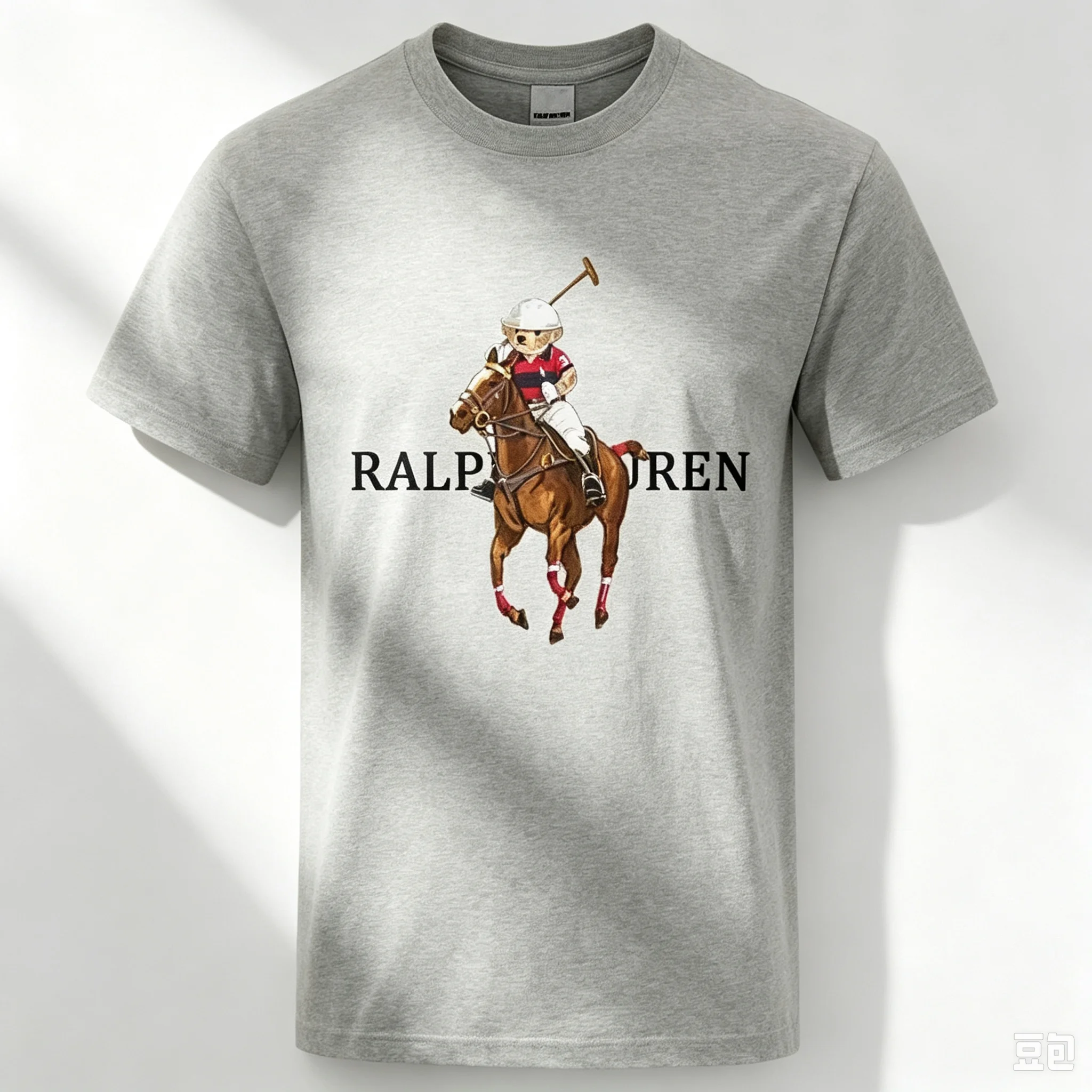 2026年版、黒地に刺繍が施された乗馬用Tシャツ。テディベア - Polo Shirt Equestrian のレビューと価格