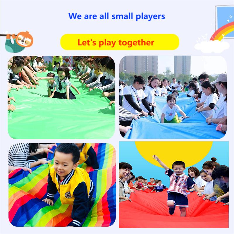 親子ゲーム レインボー滑りやすい布 アウトドアスポーツ チー - Outdoor Sport Jas のレビューと価格